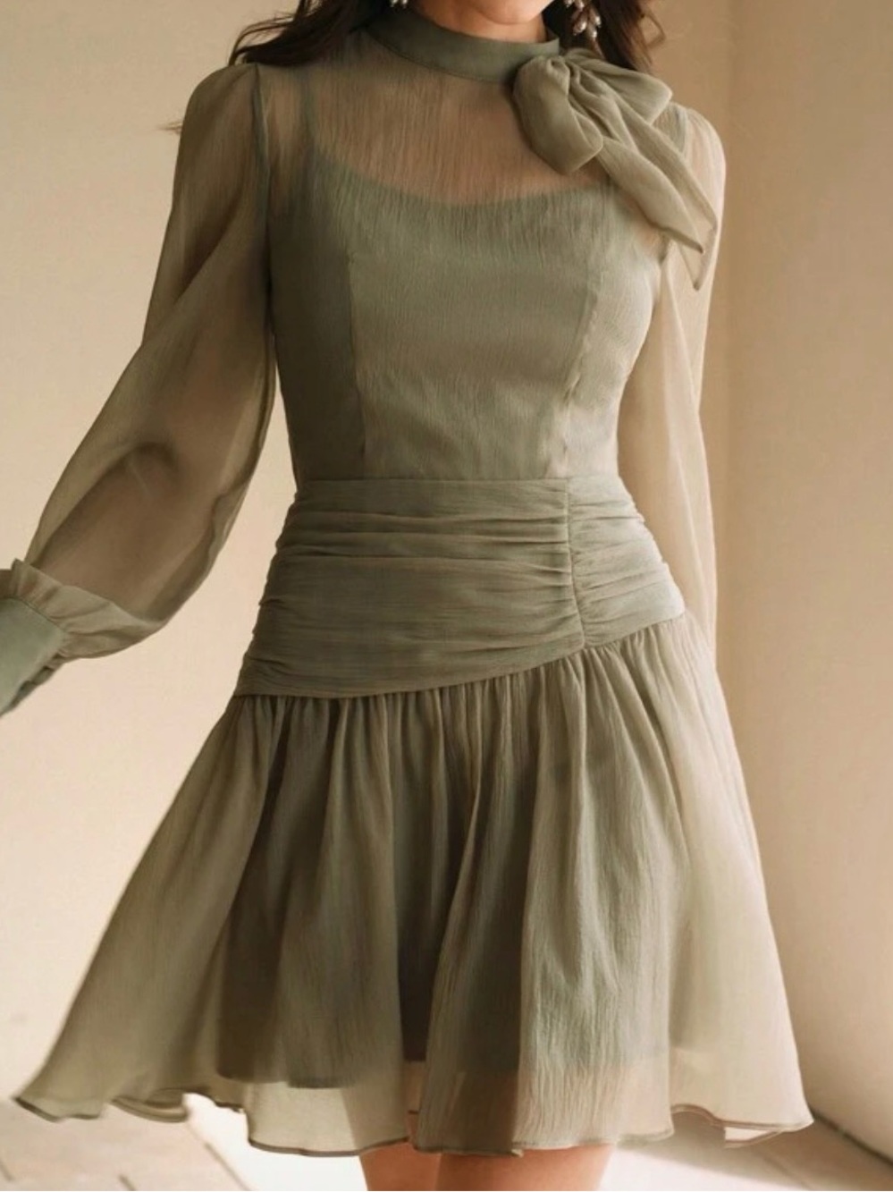 Green dress